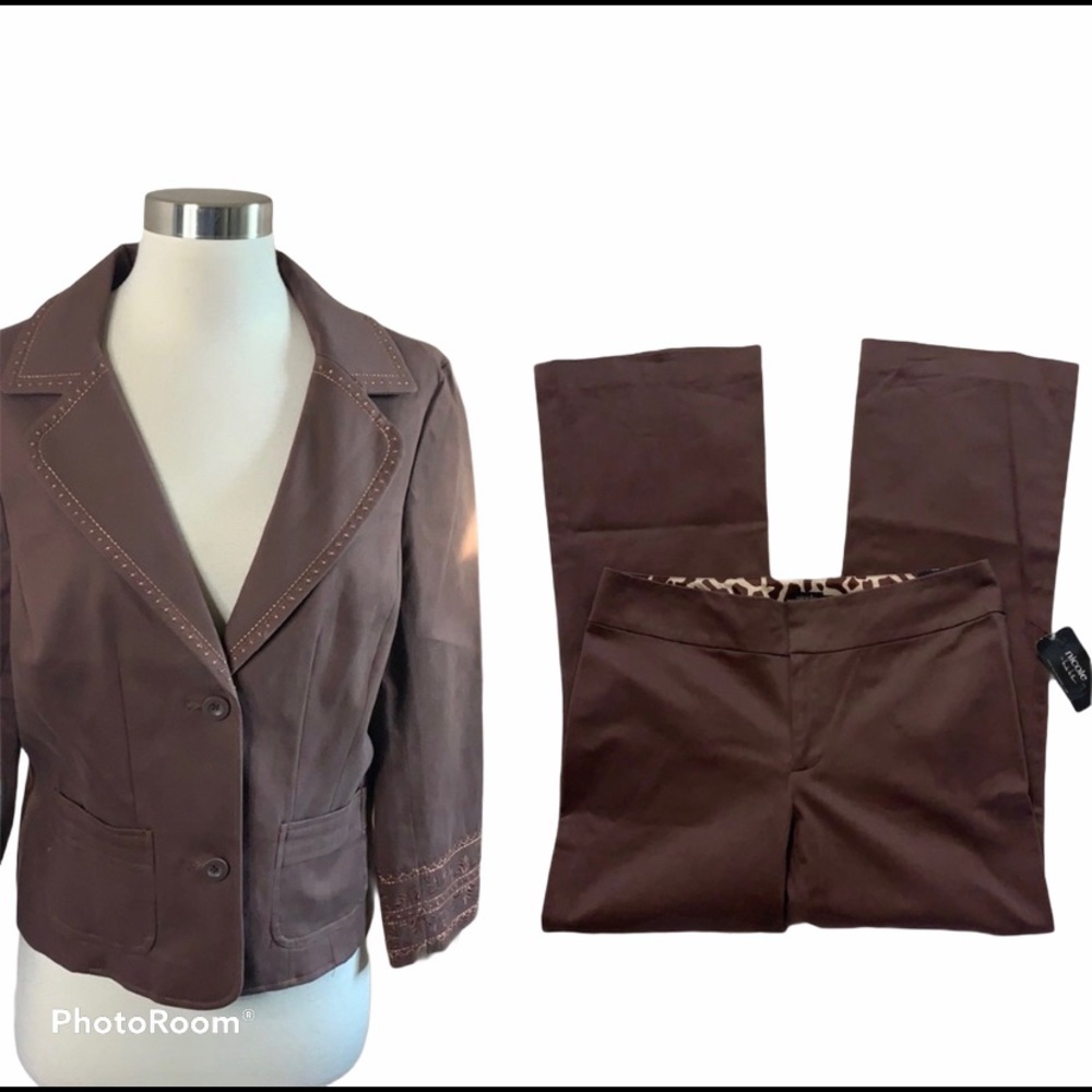 🎁NWT‎ Nicole Miller Size 12/14 Pantsuit🎁